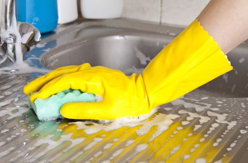 Performance monitoring dashboard for a cleaning business website